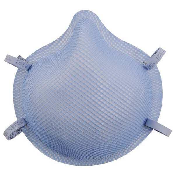 N95 Disposable Healthcare Respirator, M, Blue, PK20