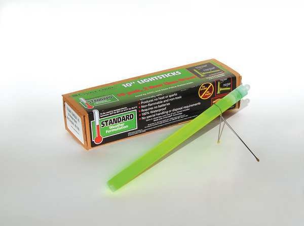 Lightstick, Yellow, 6 In. L, 12 hr., PK10