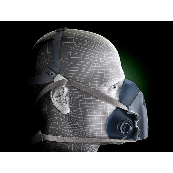 Half Facepiece Reusable Respirator, 7500 Series, Silicone, Size Large