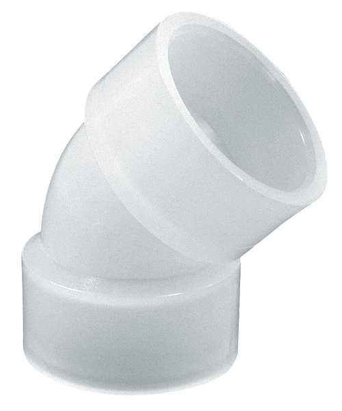 45 Degree Elbow, Polypropylene, 1/2