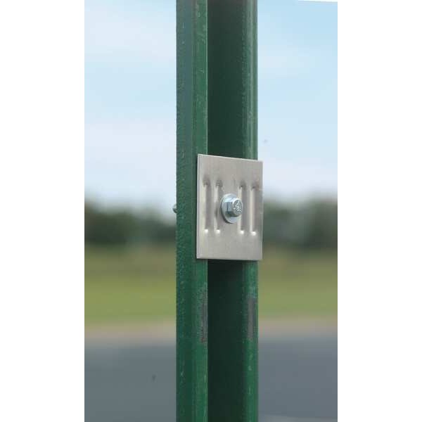 Sign Backer, for mounting signs on cyclone fencing