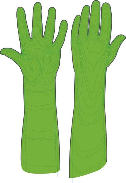 Cut Resistant Gloves, A9 Cut Level, Uncoated, M, 1 PR