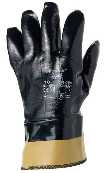 Cut Resistant Coated Gloves, A3 Cut Level, Nitrile, XL, 1 PR