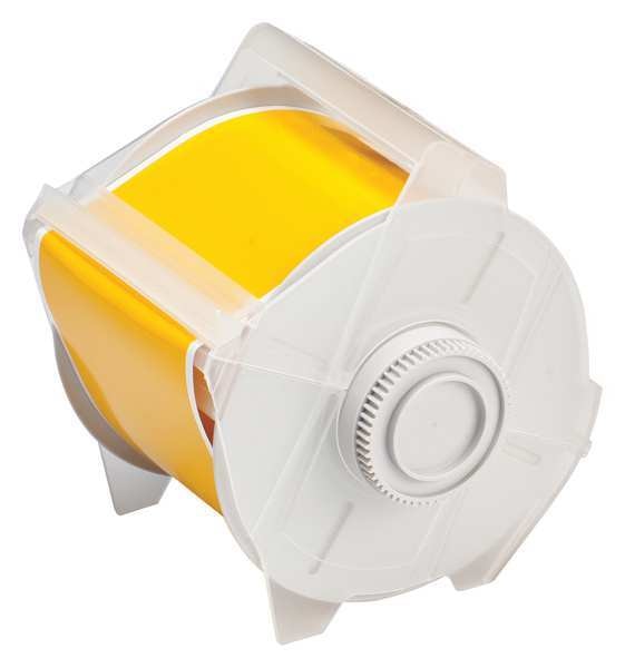 Tape, Yellow, 100 ft. L, 3 In. W