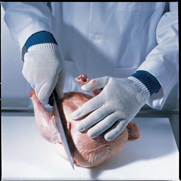 Cut Resistant Gloves, 5 Cut Level, Uncoated, M, 1 PR