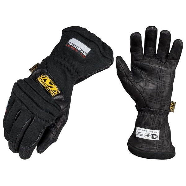 CarbonX Level 10 Fire Retardant Gloves, L, Black, PR