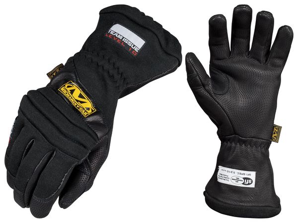 CarbonX Level 10 Fire Retardant Gloves, M, Black, PR