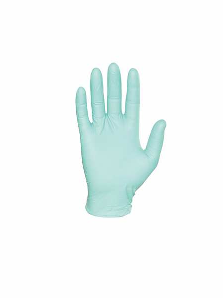 Disposable Exam Gloves, Neoprene, Powder Free, Green, XL, 100 PK