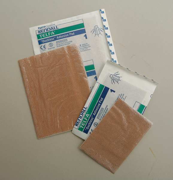 Non-Stick Pad w/Adhesive, 4x3In, PK100