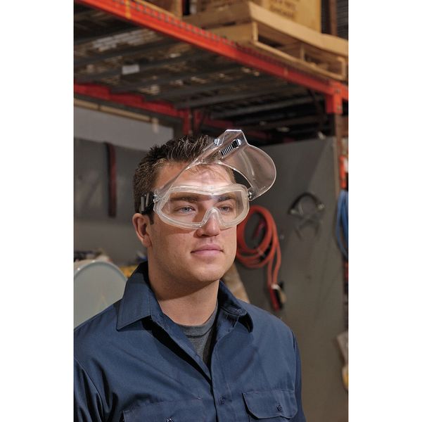 Safety Goggles with Chin Protector, Clear Anti-Fog Lens, Modul-R Series