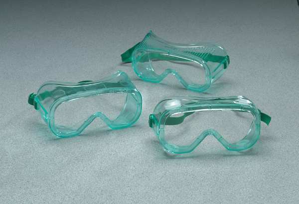 Impact Resistant Safety Goggles, Clear Anti-Fog Lens, 812 Series