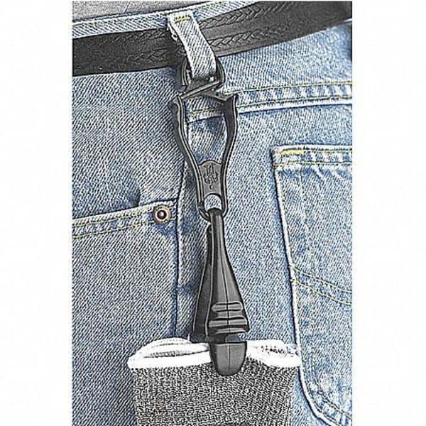 Glove Clip Holder, Belt Clip, Squids 3405 Series, Holds Gloves & Gear, Black