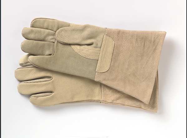 MIG Welding Gloves, Pigskin Palm, L, PR