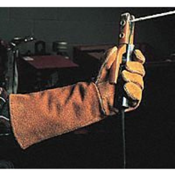 MIG Welding Gloves, Pigskin Palm, L, PR