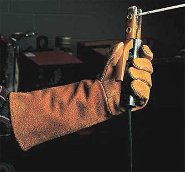 MIG Welding Gloves, Pigskin Palm, XL, PR