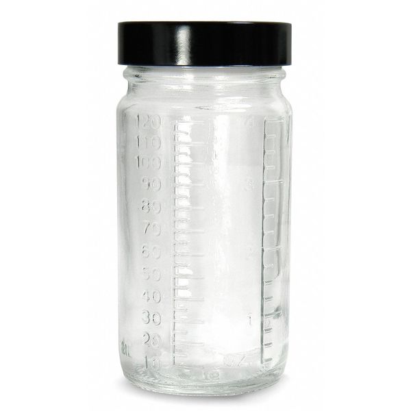 Bottle Round Grad Beaker 120 ml, PK24