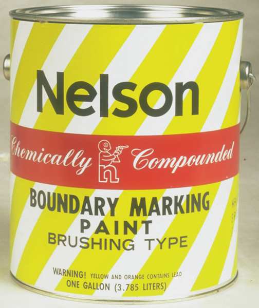Boundary Marking Paint, 1 gal., White, Water -Based