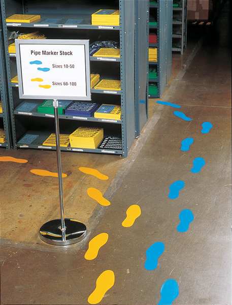 Rmvbl Marking Tape, Red, 3-3/4In W, PK10