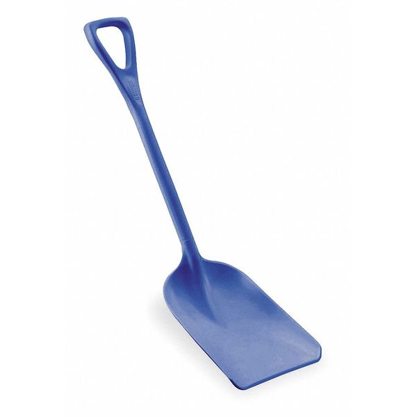 Hygienic Shovel, Blue, 14 x 17 In, 42 In L