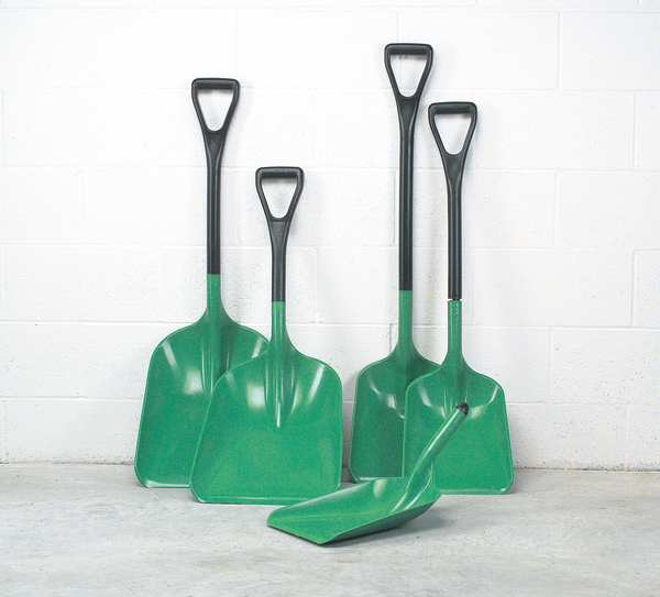 Industrial Shovel, 14 In. W, Green