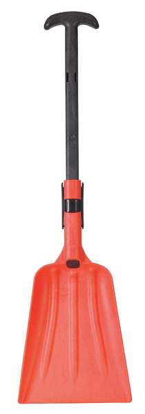 Industrial Shovel, 10 In. W, Orange