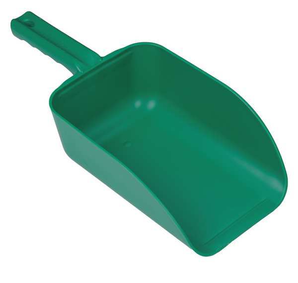 Large Hand Scoop, Green, 15 x 6-1/2 In