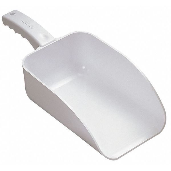 Large Hand Scoop, White, 15 x 6-1/2 In