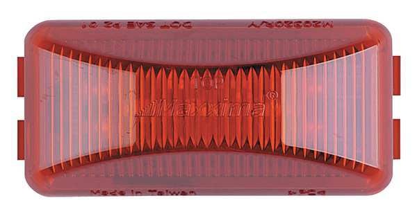 Clearance Light, LED, Red, Surf, Rect, 2-7/8L
