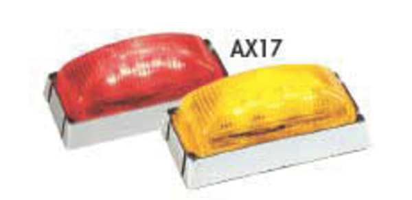 Clearance Light, LED, Amber, Rect, 2-7/8 L