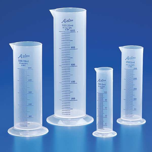 Graduated Cylinder, 500mL, Polypropylene