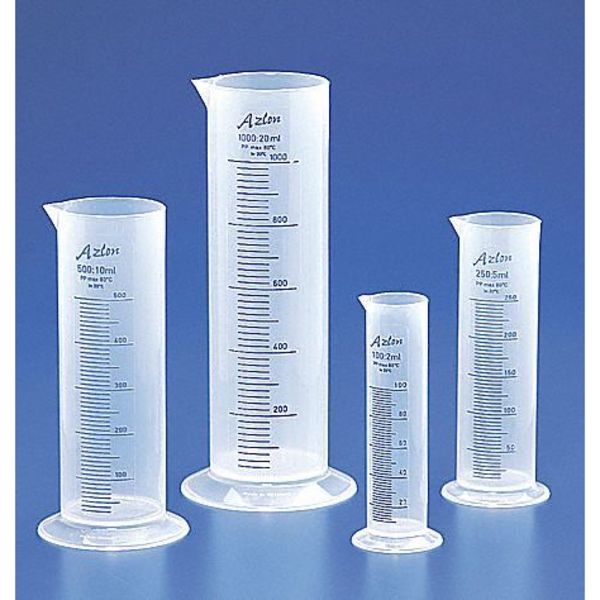 Graduated Cylinder, 500mL, Polypropylene