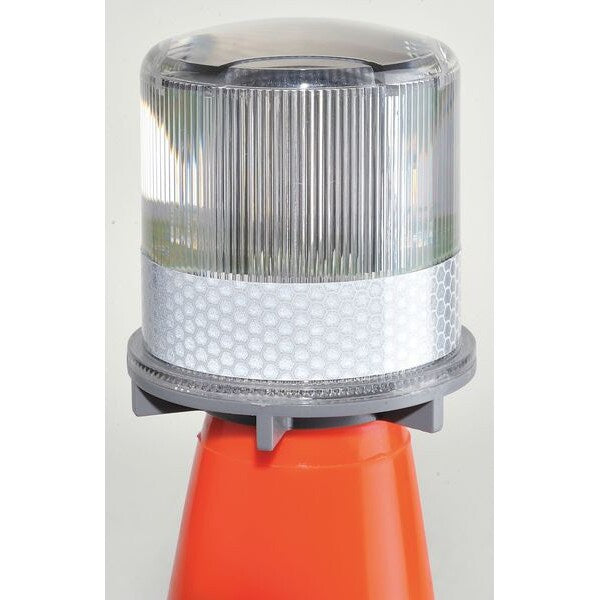 Warning Light, (4) LED, White, Solar NiMH