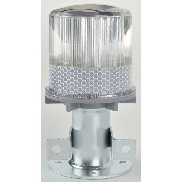 Warning Light, (4) LED, White, Solar NiMH