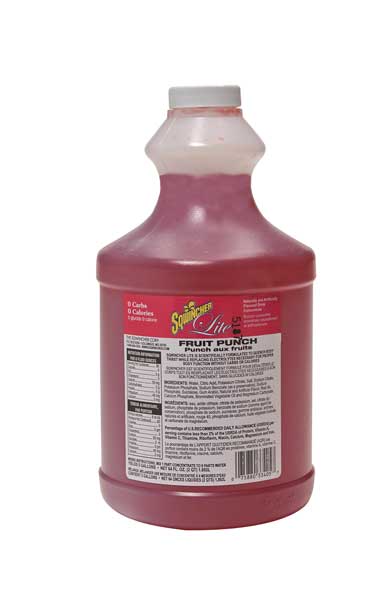 Sugar Free Sports Drink Mix Liquid Concentrate 0.6 oz., Fruit Punch, Pk50