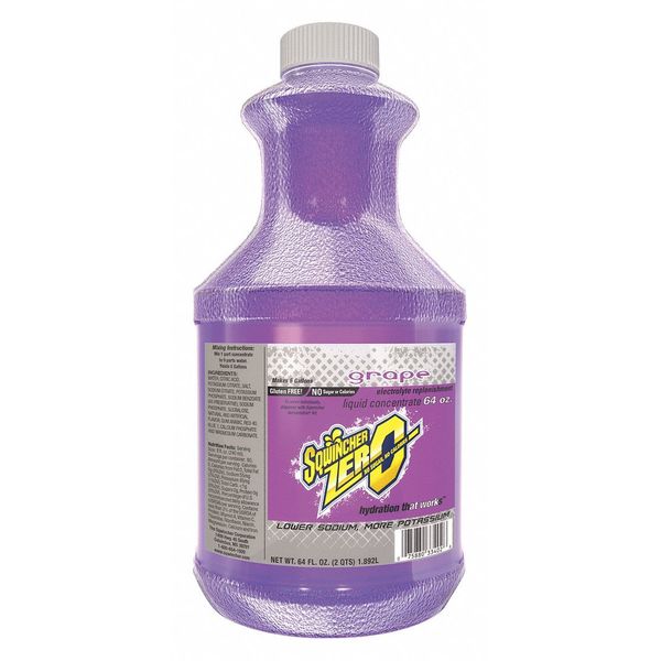 Sugar Free Sports Drink Mix Liquid Concentrate 64 oz., Grape