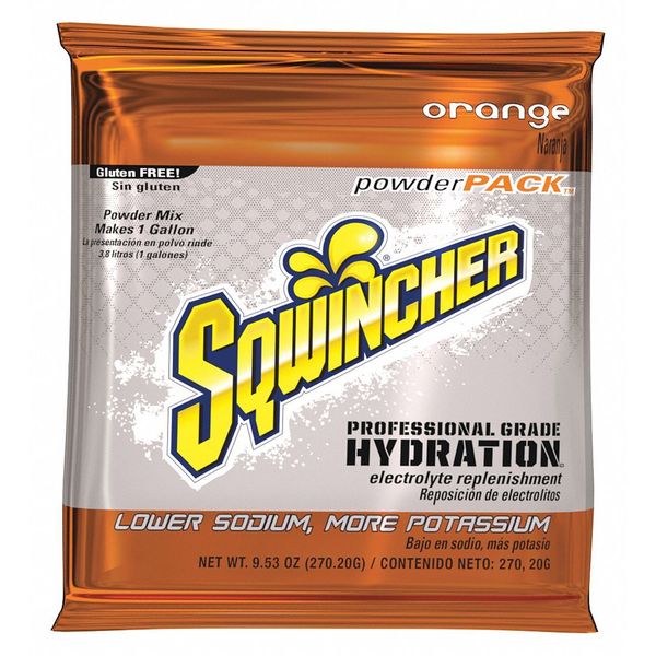 Sports Drink Mix Powder 9.5 oz., Orange, PK20
