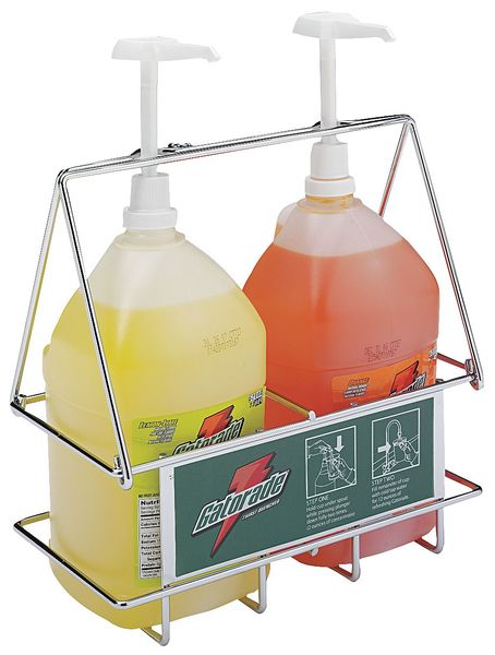 Wire Rack Dispenser, Two Pumps