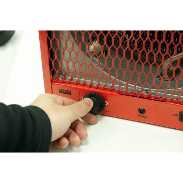 Portable Electric Jobsite & Garage Heater, 5600W/4200W, 208/240V AC