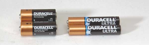 Coppertop AAAA Alkaline Battery, 1.5V DC, 2 Pack