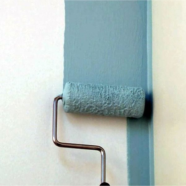 Mini Paint Roller Frame, Cage, Plastic Handle, 4-1/2