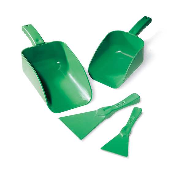 Small Hand Scoop, Poly, 32 Oz, Green