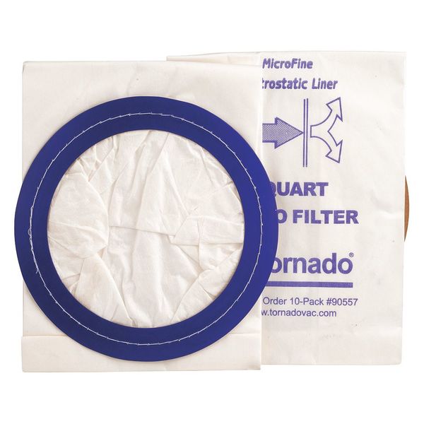 Filter Bag, Paper, 10 qt., PK10