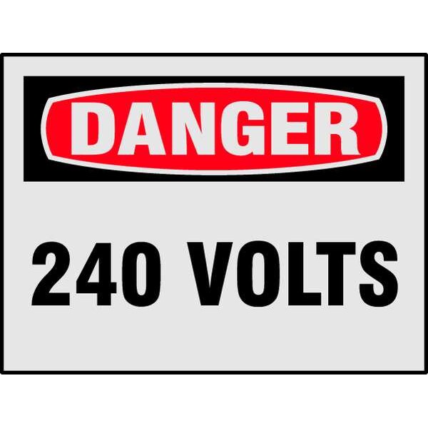 Danger Label, Electrical Hazard, PK8