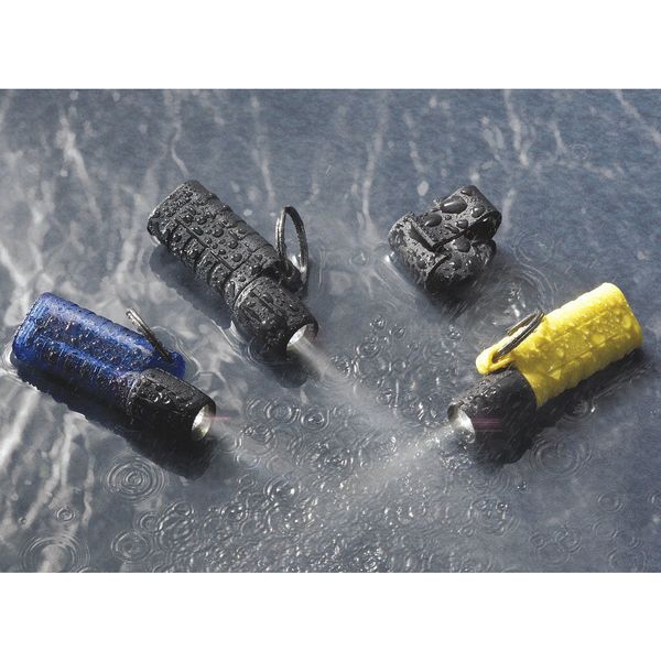 Industrial Mini Flashlight, LED, Black