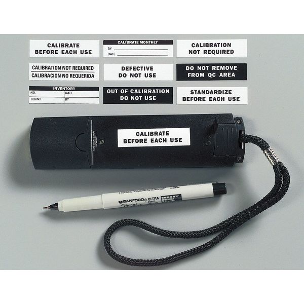 Calibration Label, 1/2 In. H, 2 In. W