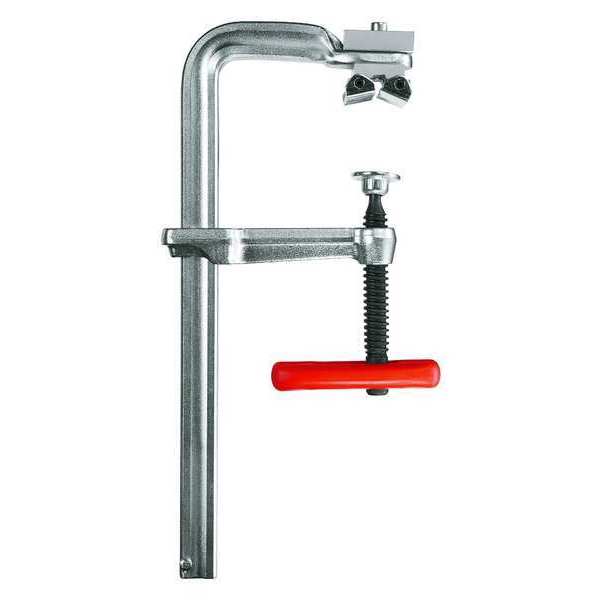 12 in Bar Clamp T-Handle is Plastic Grip Over Steel Handle and