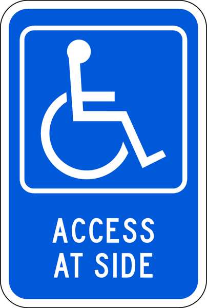 Access At Side Parking Sign, 18
