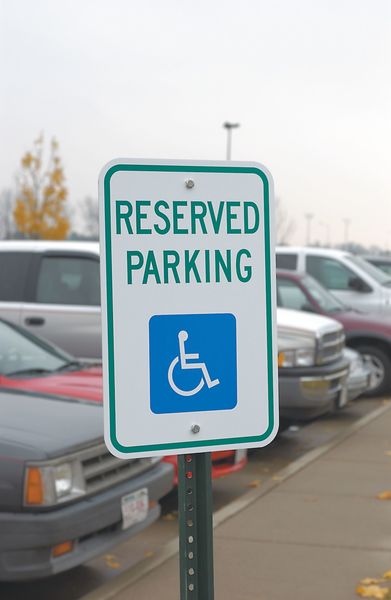 Van Accessible Parking Sign, 6
