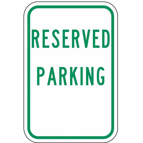 Reserved Parking Sign, 18