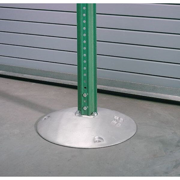 Silver Aluminum Bolt-Down Sign Base ; ft. Aluminum